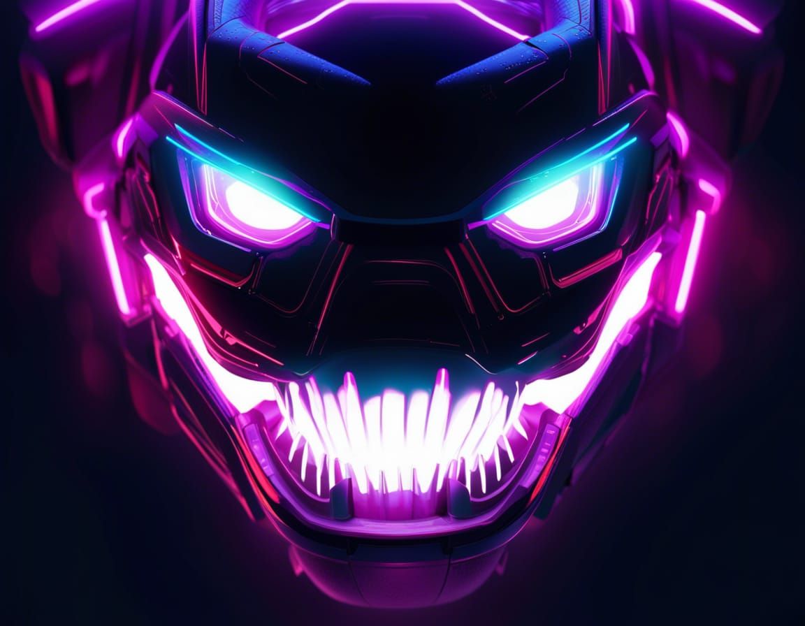 Futuristic Neon Glow: A Vision of Tomorrow