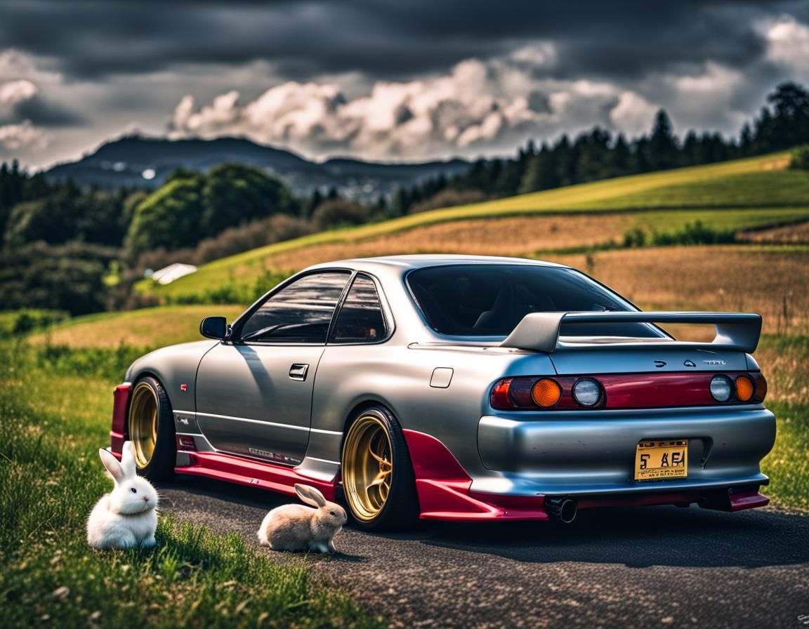 Nissan S14 with Rocket Bunny Kit in Japan