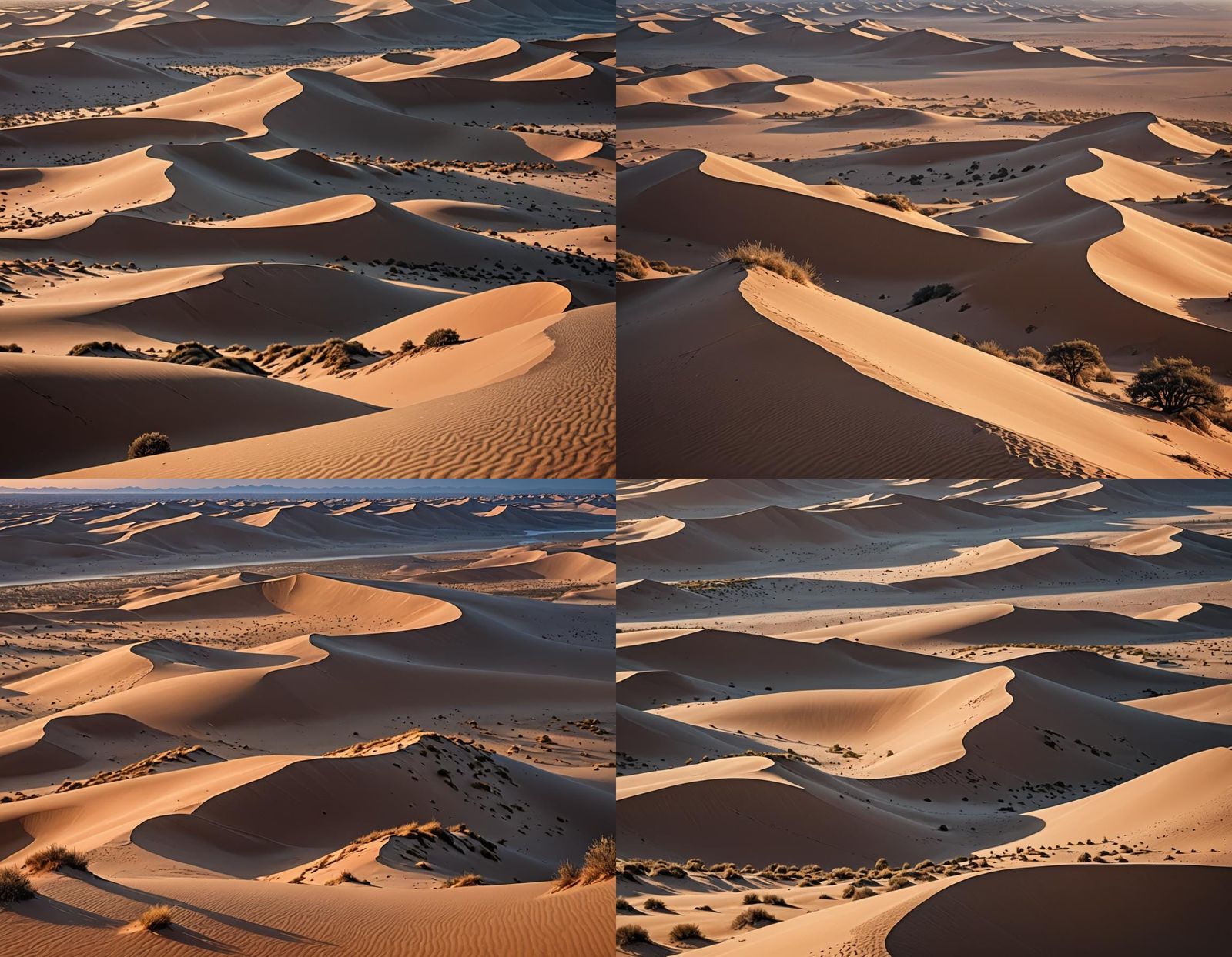 Epic Desert Twilight Meets the Sea