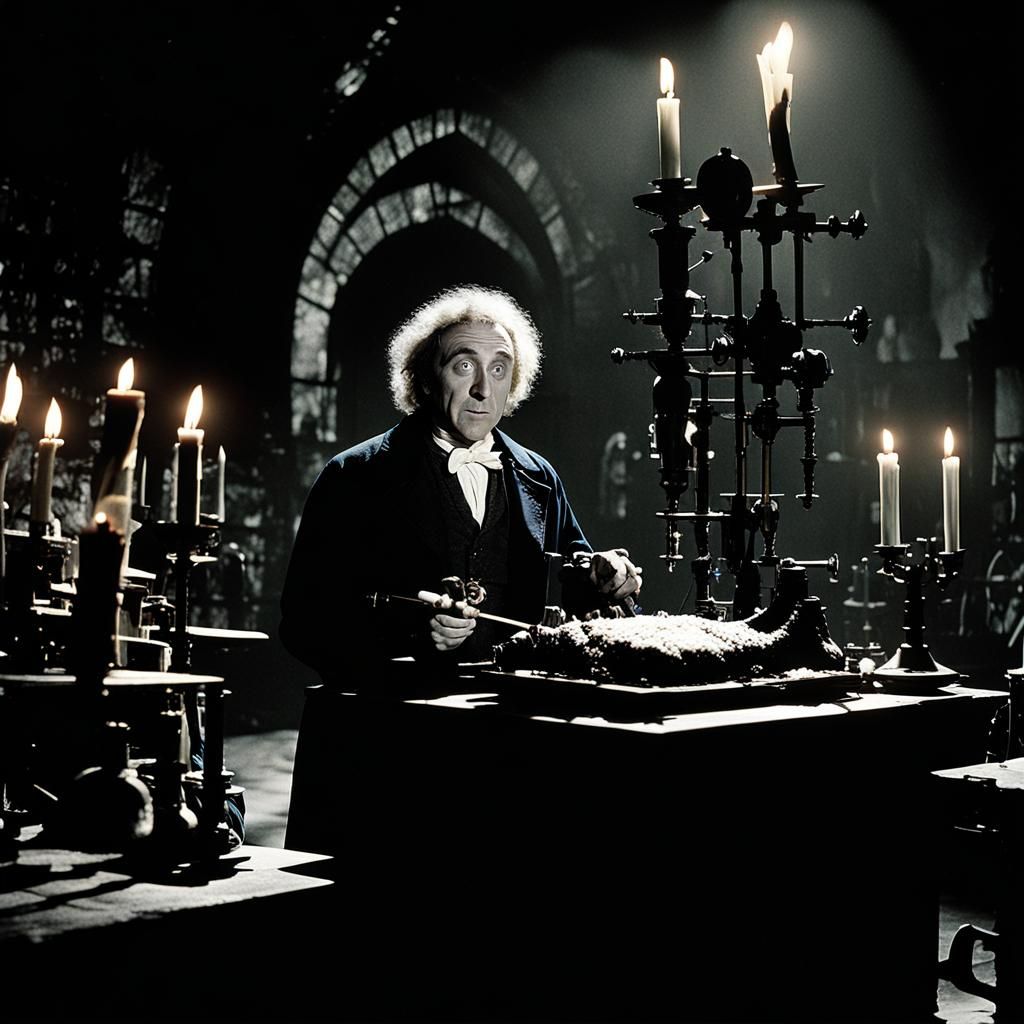 Young Frankenstein: Gene Wilder in Expressionist Film