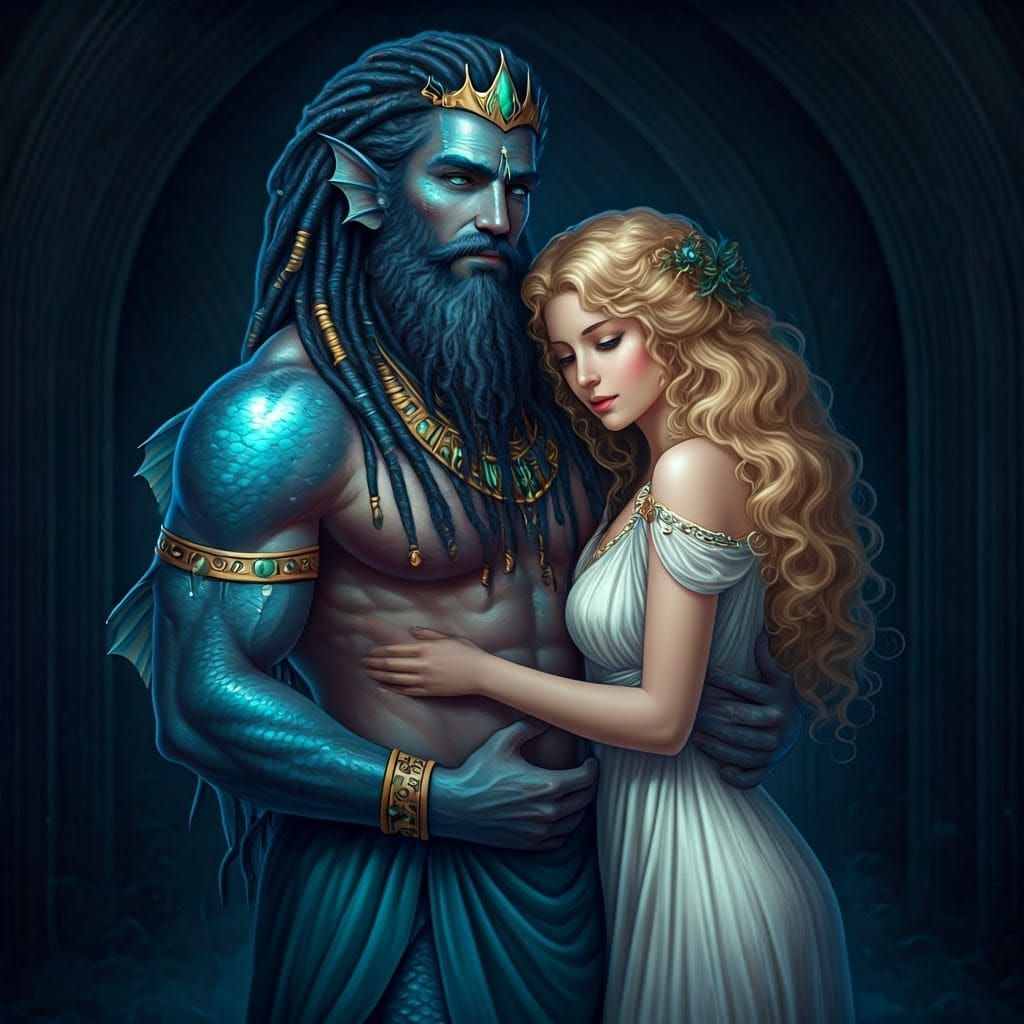 Majestic Sea King in Regal Splendor