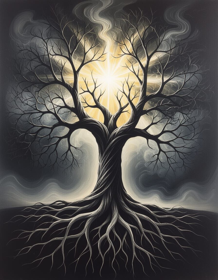 Tree of Life in Caravaggio Style