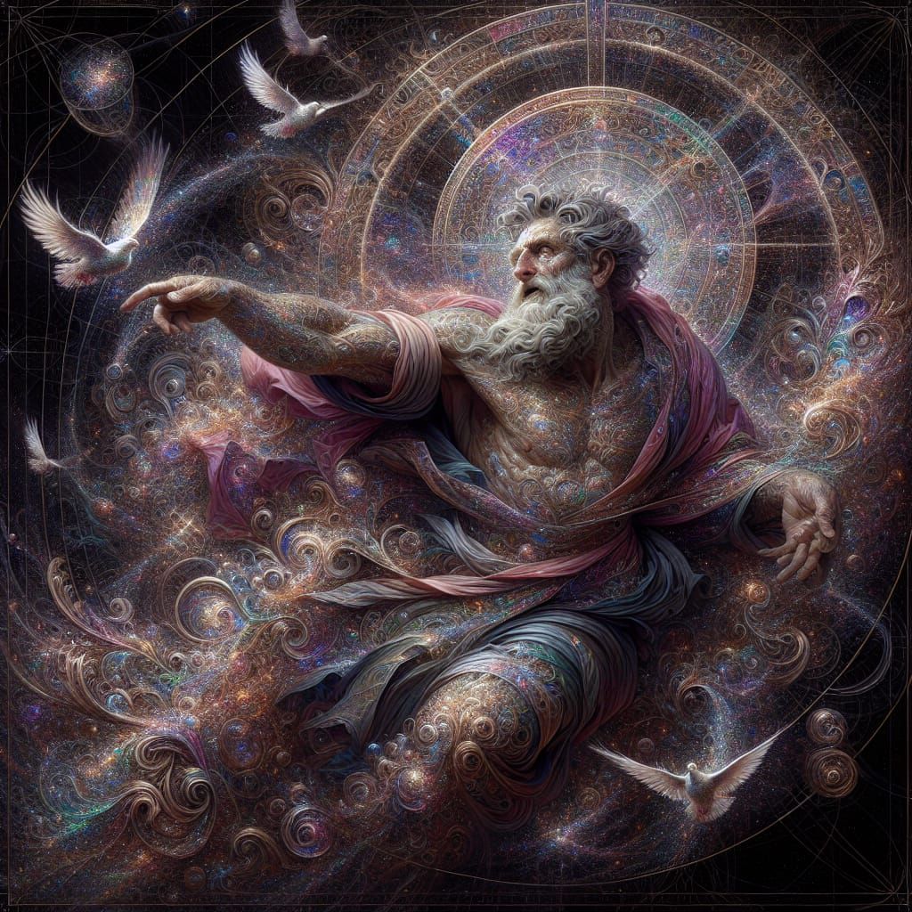 St. Bartholomew in Tenebrism Oil Painting Style