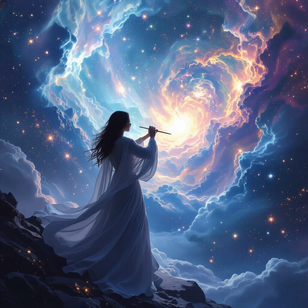 Cosmic Composer Conducts the Symphony of the Universe