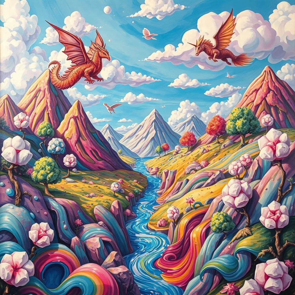 Dreamlike Landscapes of Whimsical Wonder