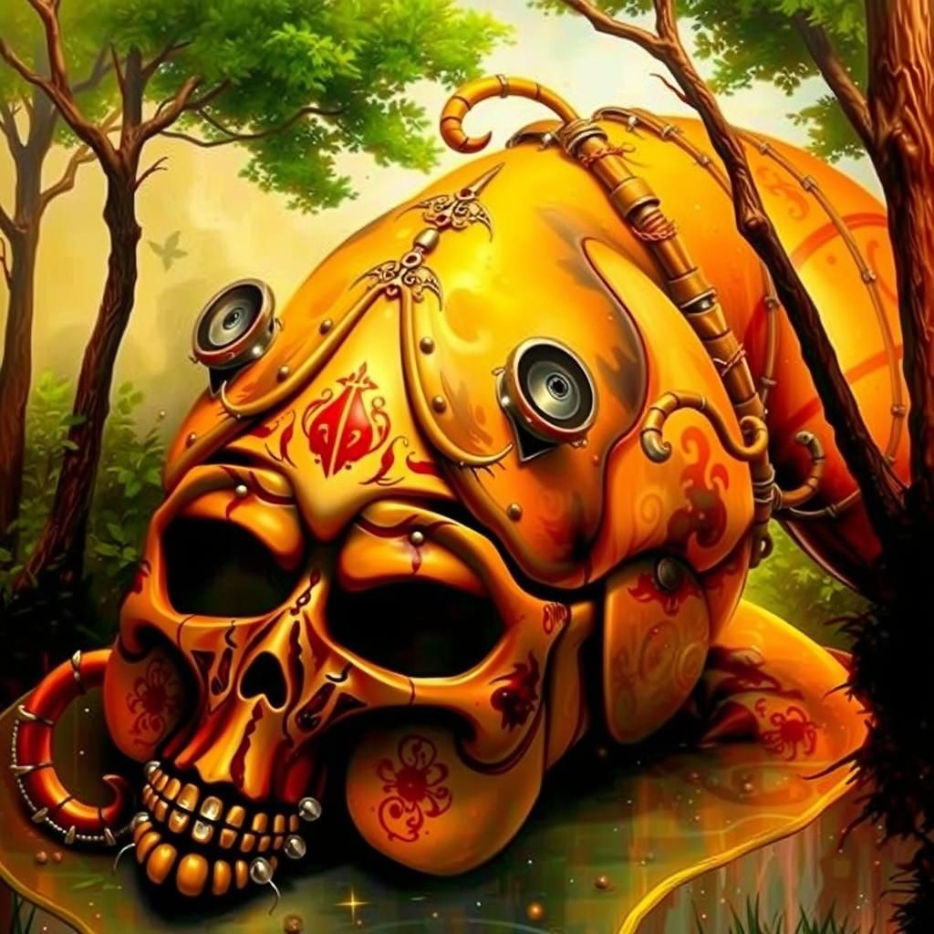 Surreal and Glamorous Psychedelic Masterpiece in 8k