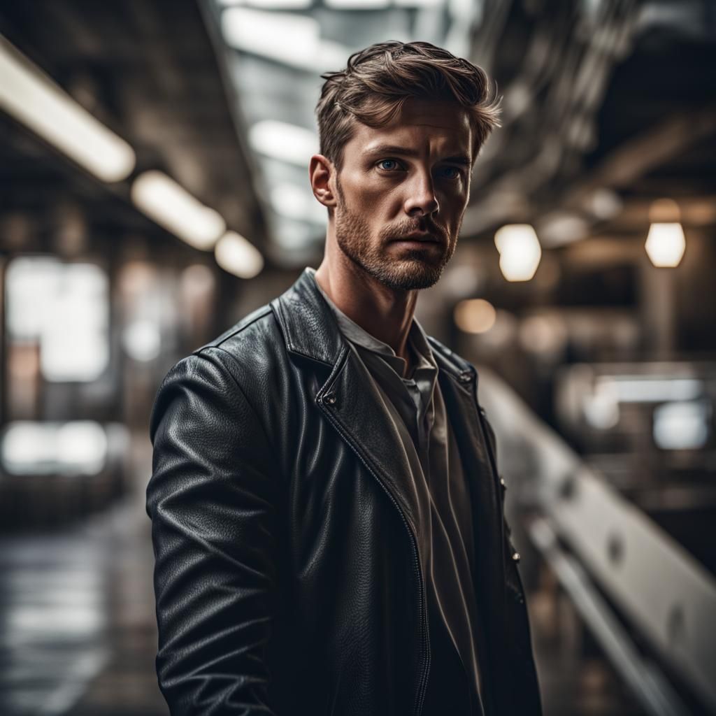 Hyperrealistic Portrait of a Man in High Definition