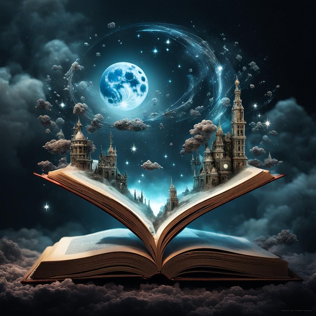 Sci-Fi World Emerges from Open Book