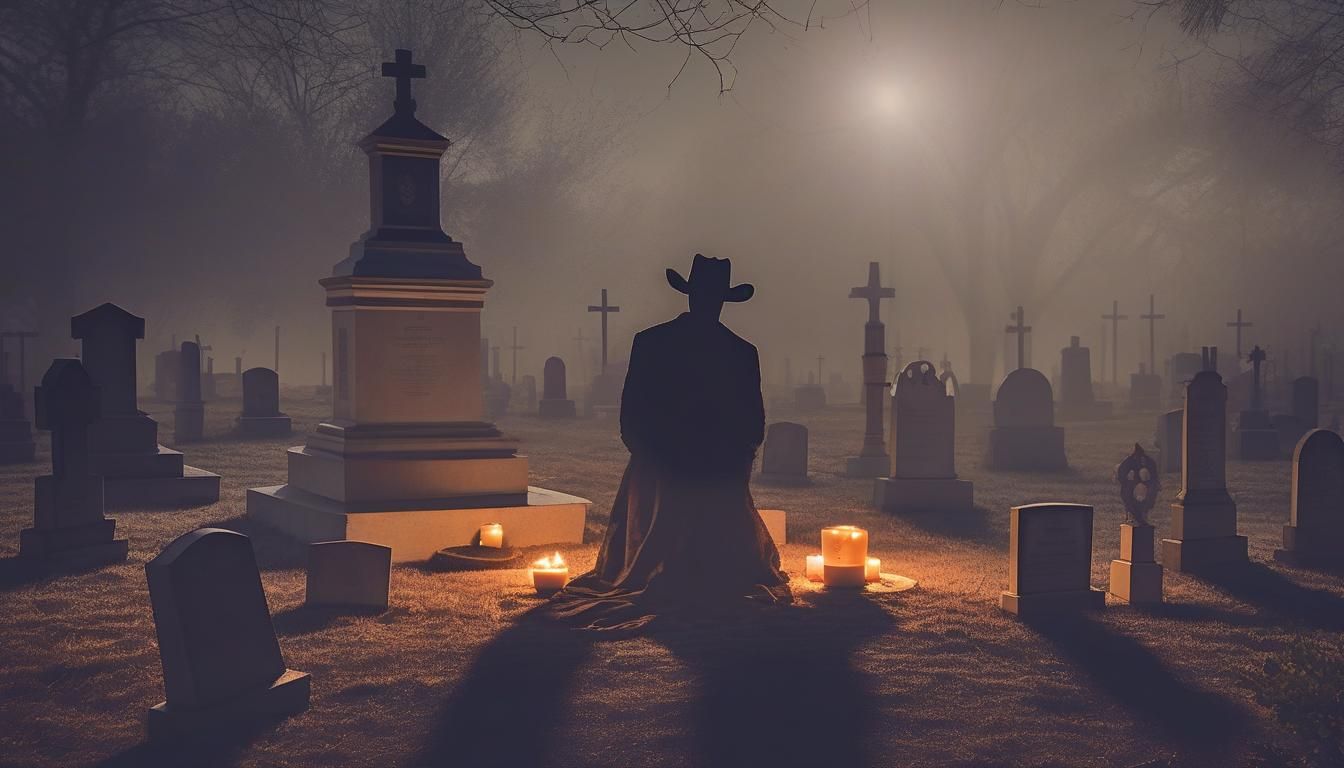 Old Western Cemetery Dusk Ritual