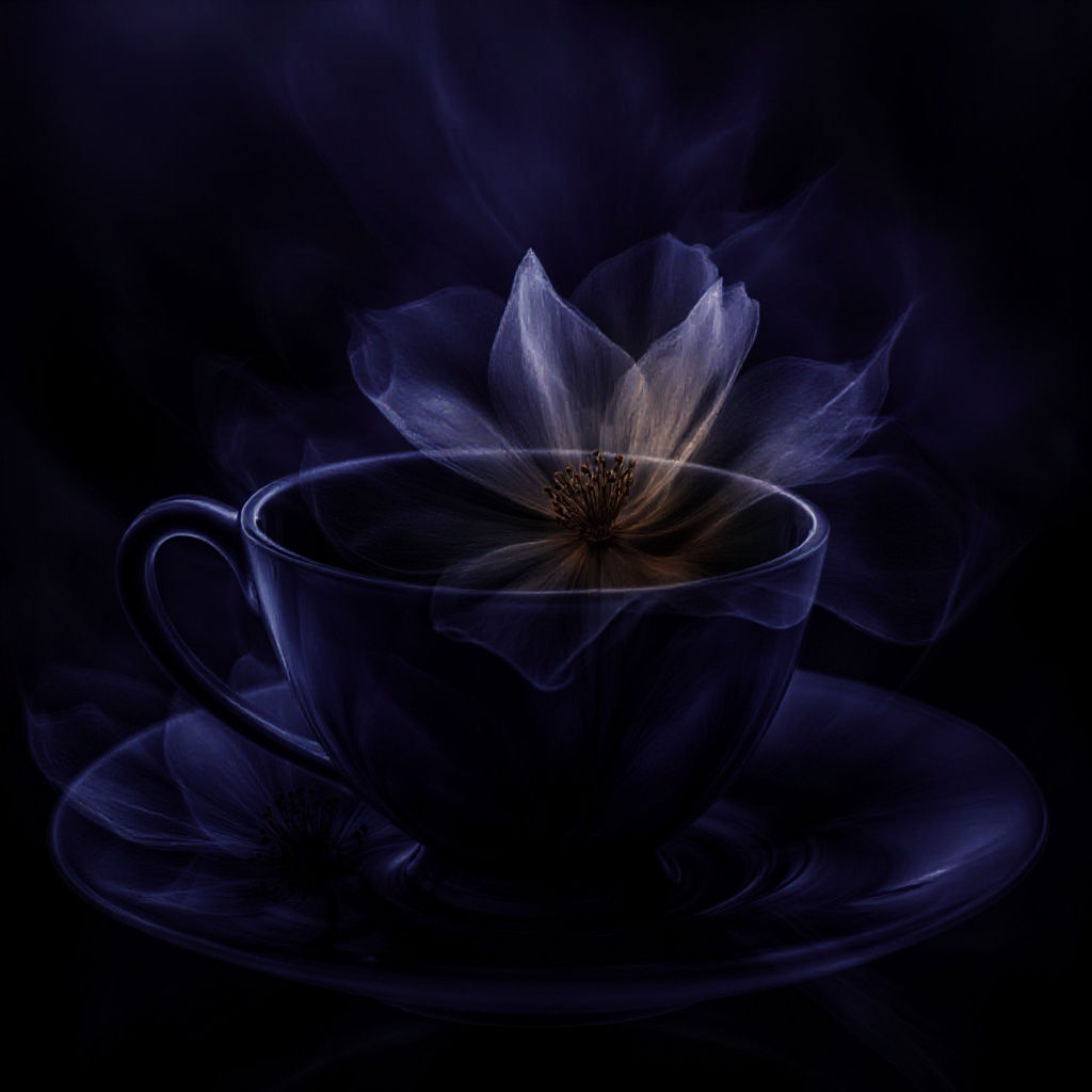 Ethereal Teacup in Dreamlike Witchlight Mist