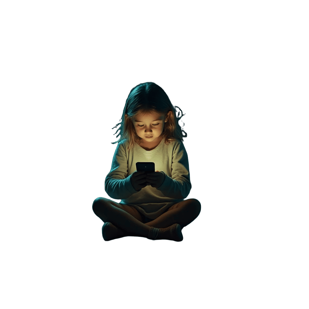 Harmful Effects of Phone Use: Cinematic Film Still