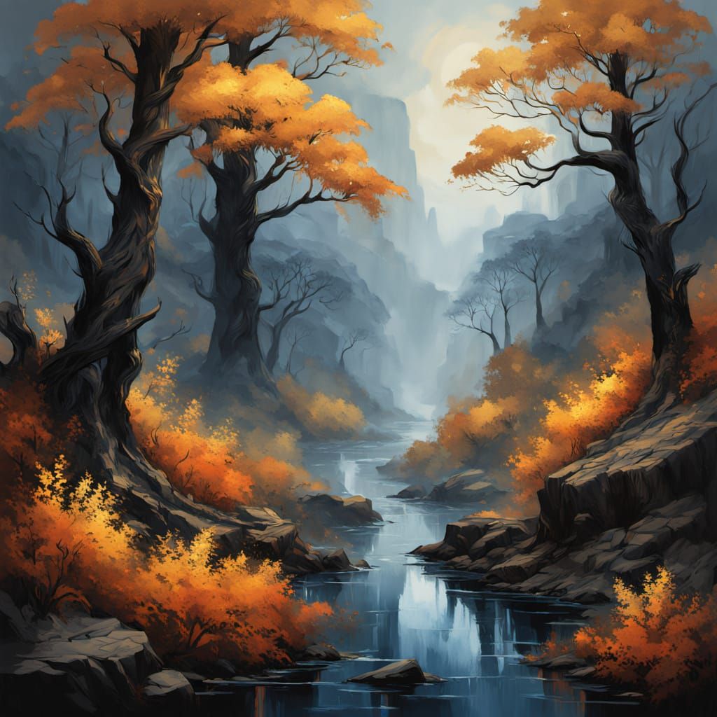 Ancient Giant Amidst Vibrant Nature