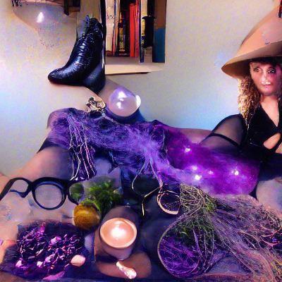 Eclectic Astral Femme Astrology in Purple Hues