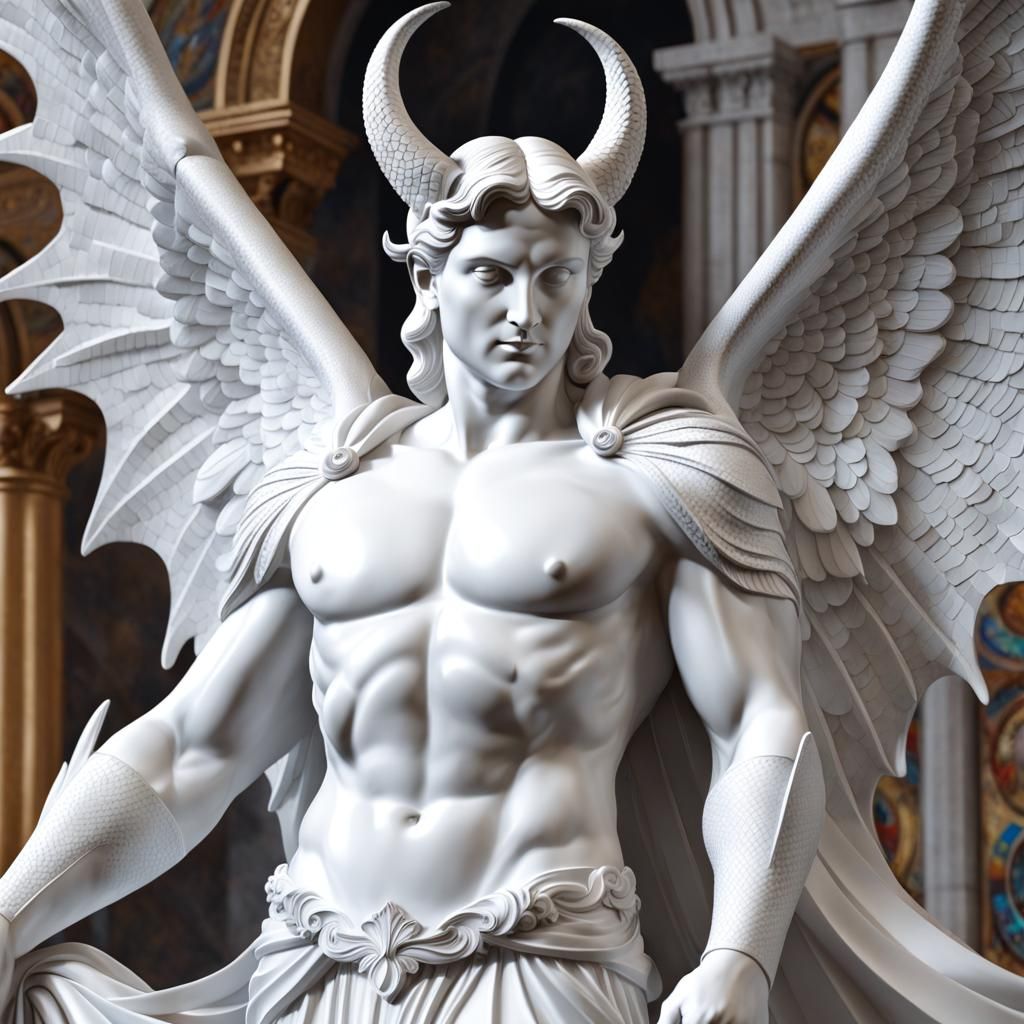 Lucifer Statue