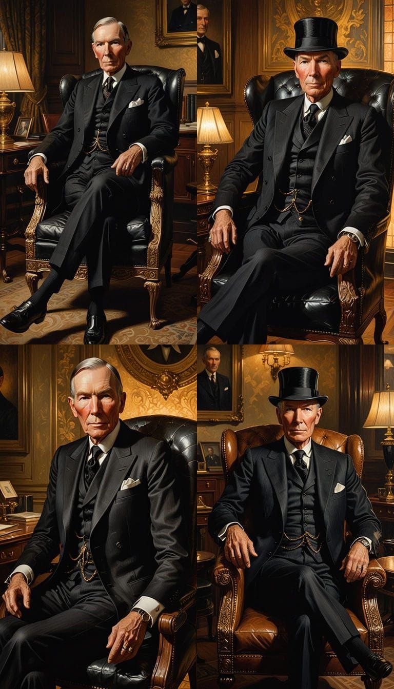 Confident Industrialist in Elegant Attire