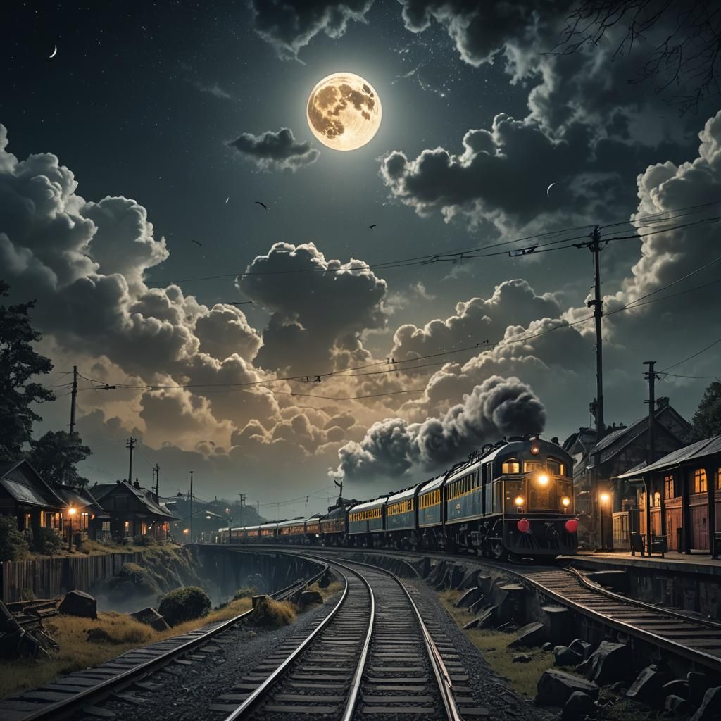 Partenza al chiaro di luna