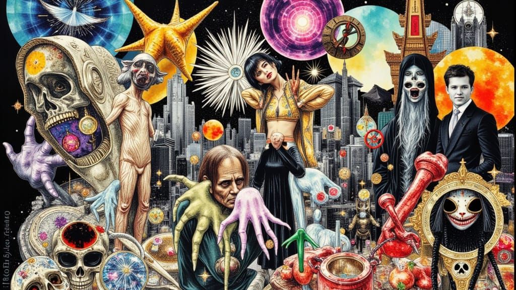 A SURREALISTIC COLLAGE OF FEVER DREAMS (SERIES)