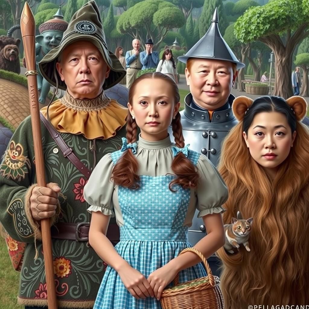 Political Figures Reimagined as Wizard of Oz Cast