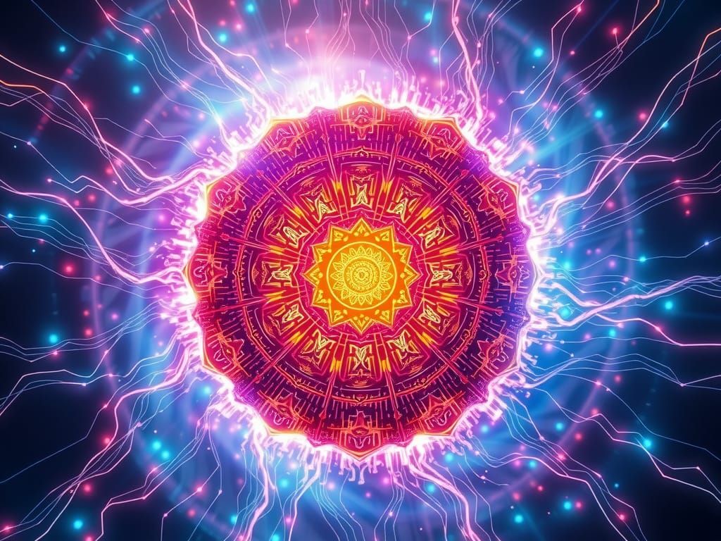 Divine Omni-Artifact Radiates Infinite Power in Cosmic Vorte...