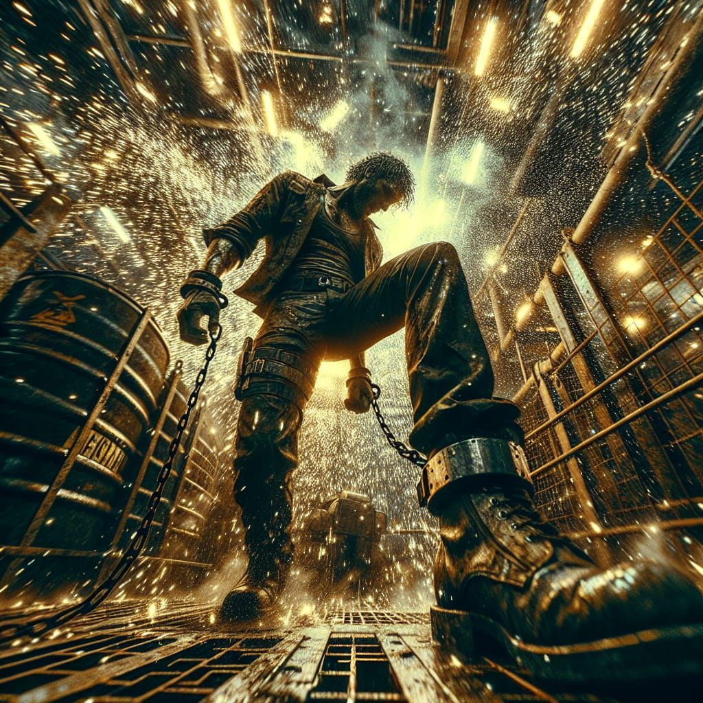 Rugged Sky Nomad Defies Chains in Dark, Gritty 35mm Noir