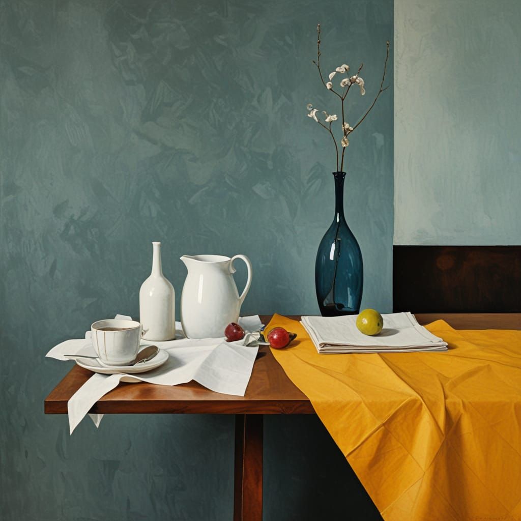 Interior Still Life in Style Mashup