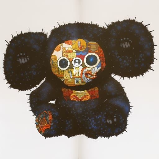 Nagasaki Teddy Bear: Hyperdetailed Polygon Horror Art
