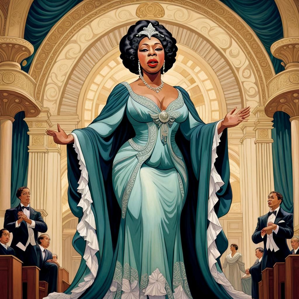 Leontyne Price Sings at the Metropolitan Opera in Art Deco S...
