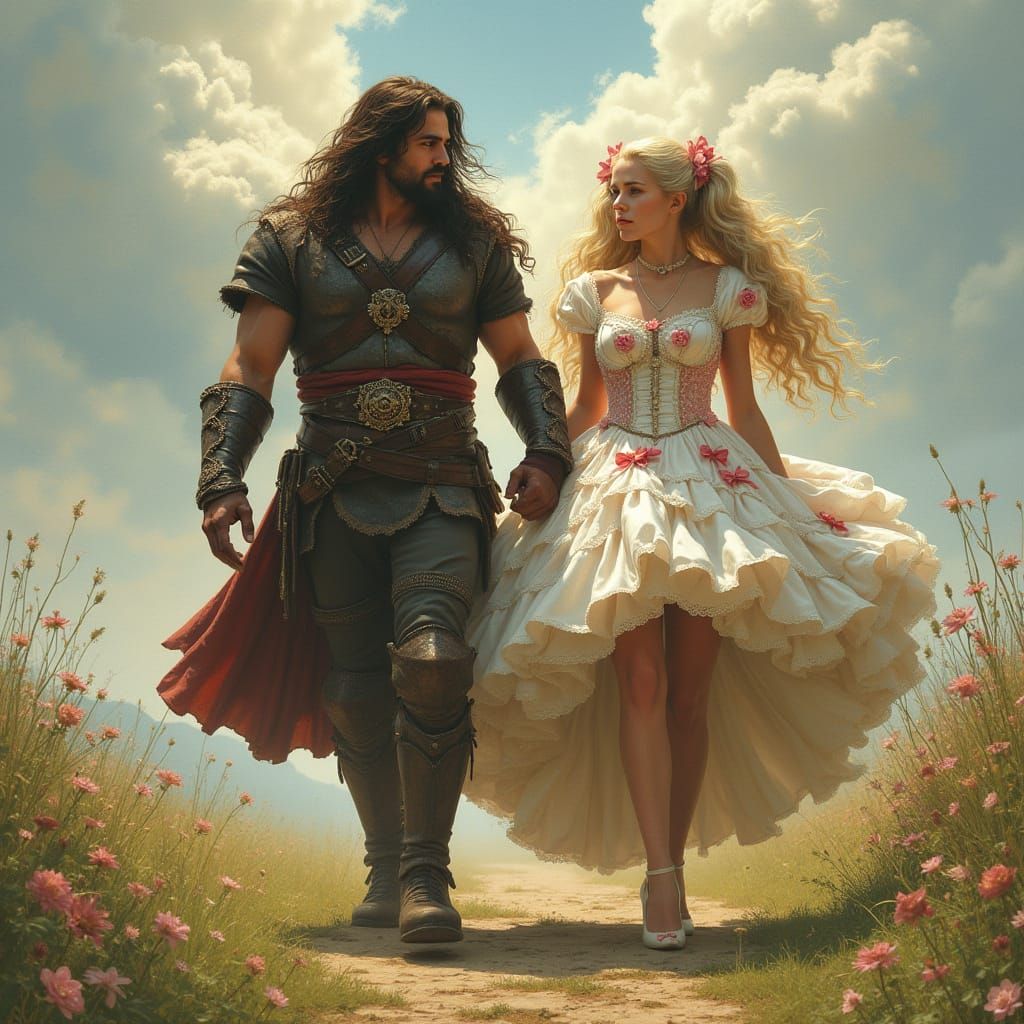 Dark Warrior's Whimsical Bride