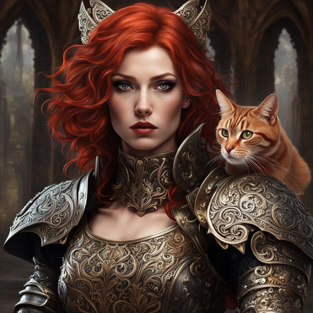 Filigree Armour: Occult Detective Arrests Cat