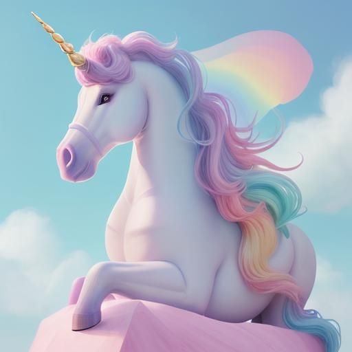 Pastel Unicorn Image