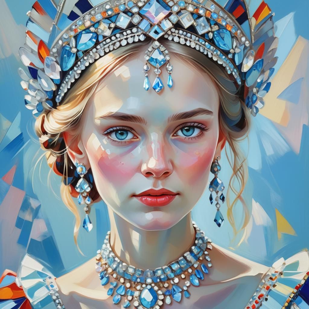 Fauvist Portrait of a Russian Princess