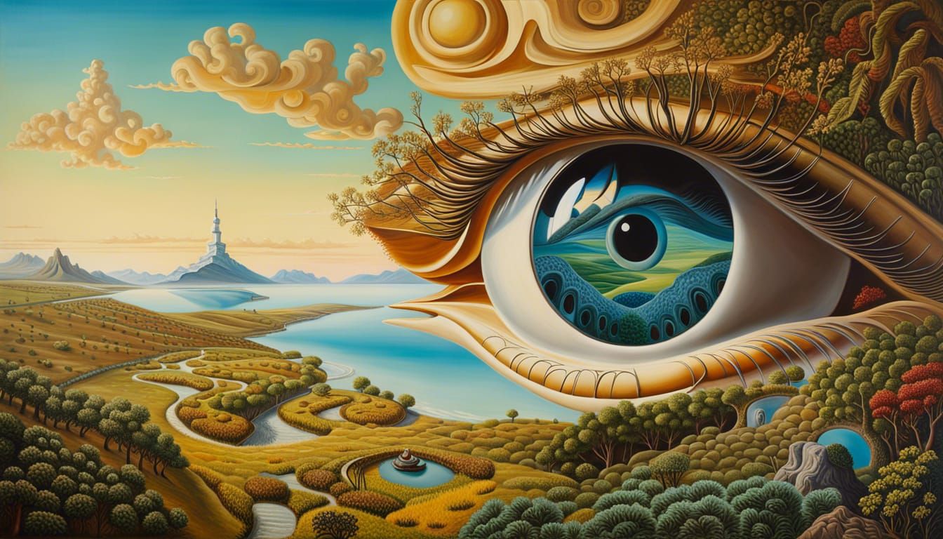 “Surrealism in the eye of Salvador Dali AImagined by Nikolozi Meladze (1)”