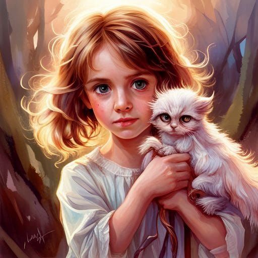 Charming AI-Generated Portrait