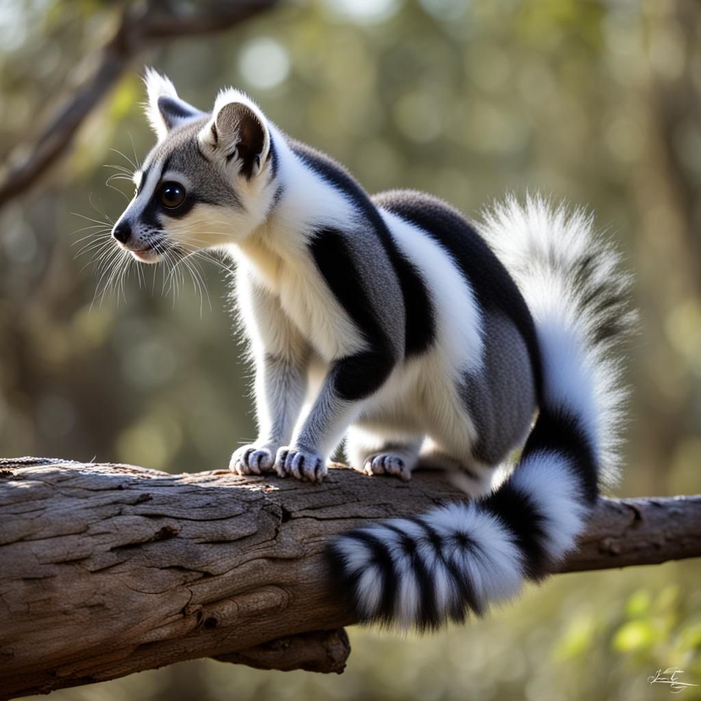 Ring-Tailed Lemur Portrait