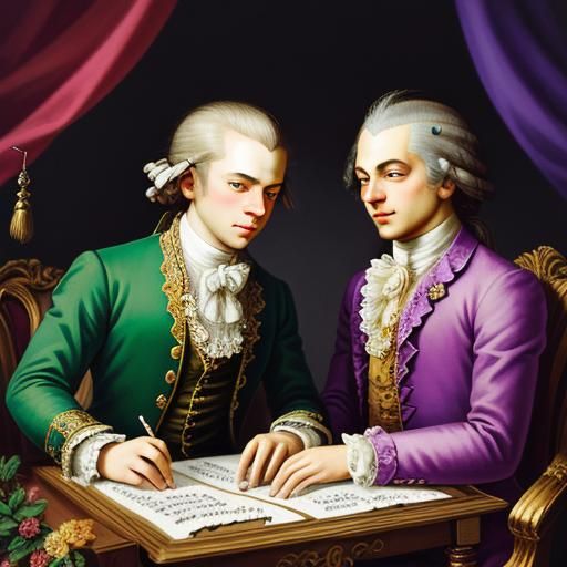 Mozart and Beethoven Made of Crystals