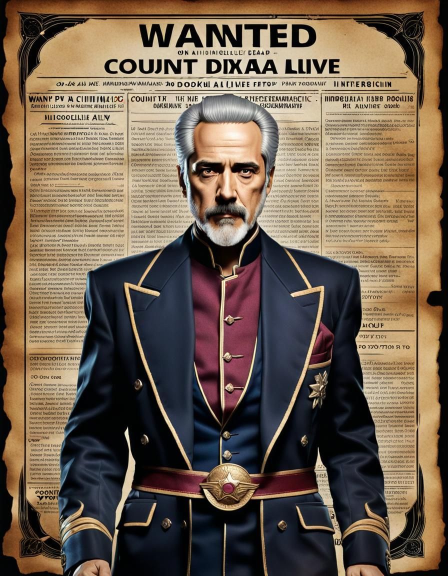 Count Dooku, wanted