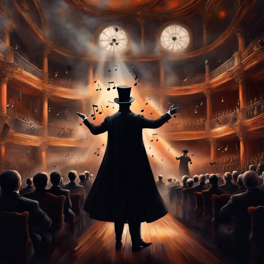 Victorian Opera with Plague Doctor Conductor