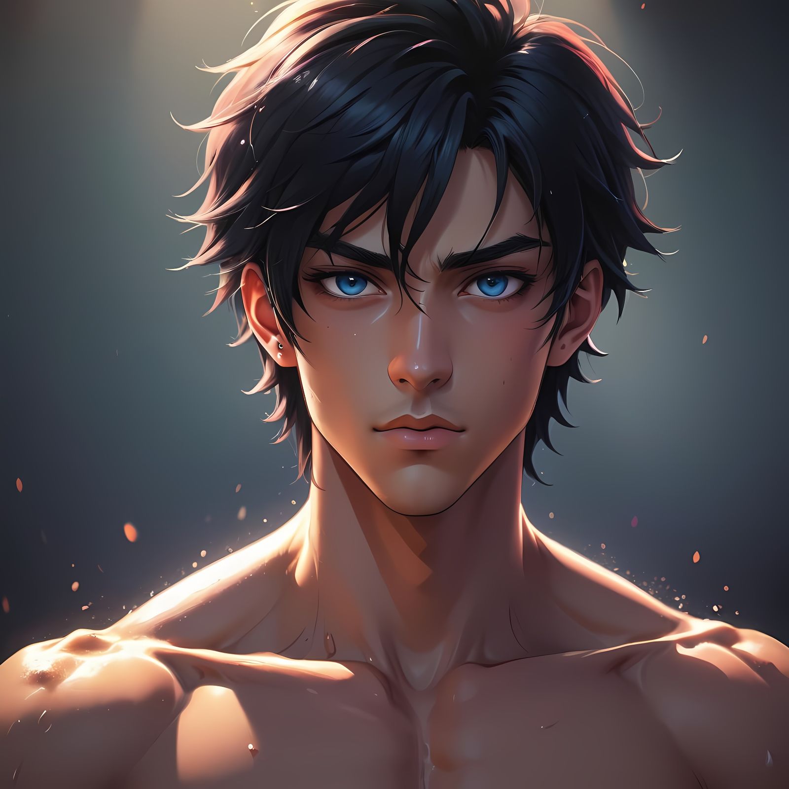 Anime Prince Portrait for Trading Card Game