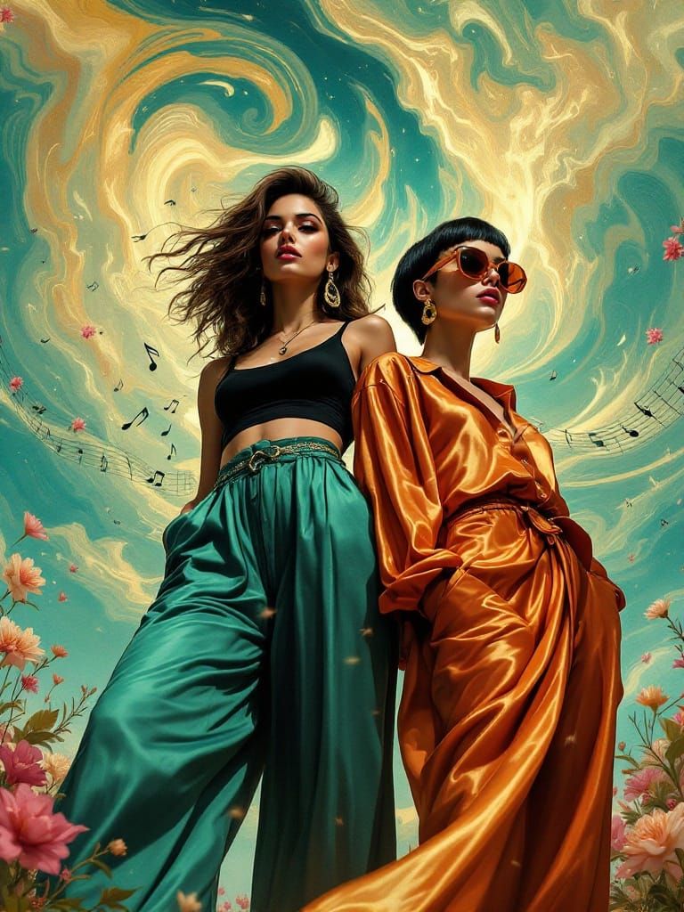 Elegant Queens in Vibrant Harmony