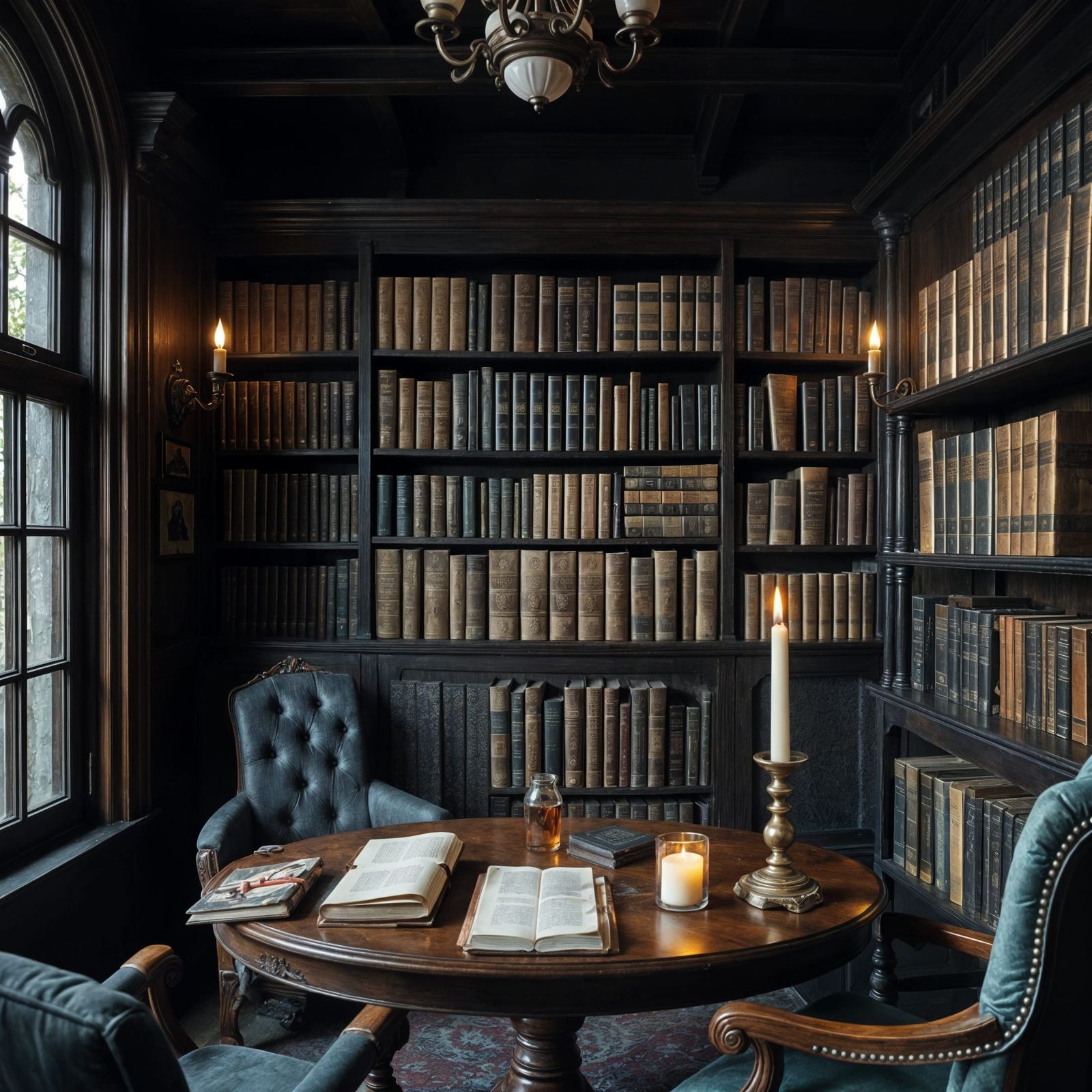 Scholarly Reading Corner in Manor Tower