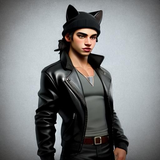 Gangster Cat Generated by AI