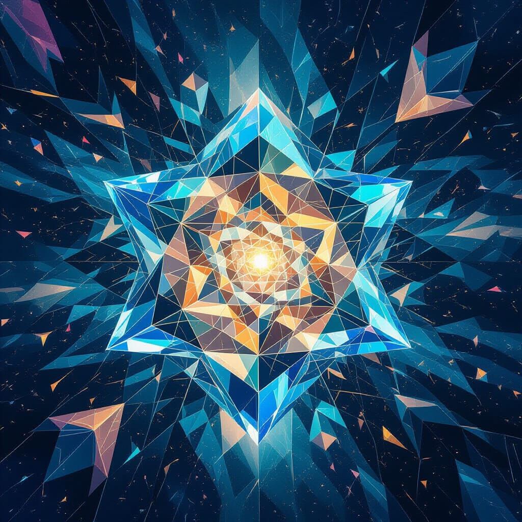 Surreal Prism Space of Geometric Crystals
