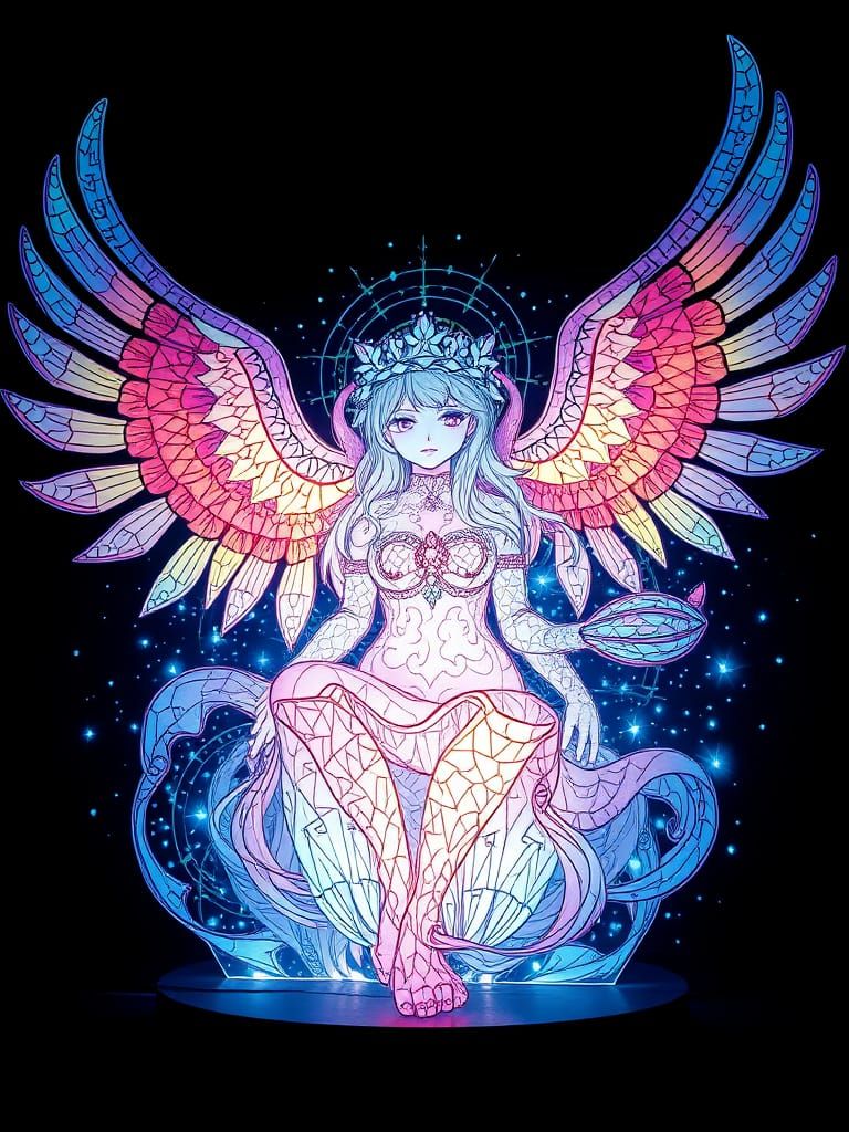 (Heavenly Light Projecting Into Your Soul A Light Sculpture ...