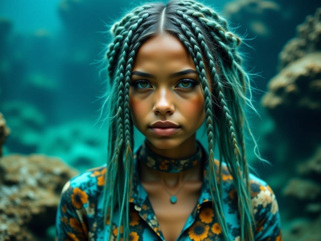 Eva Mendes as Rosario Dawson in Aquarium, Soft Oil Painting ...