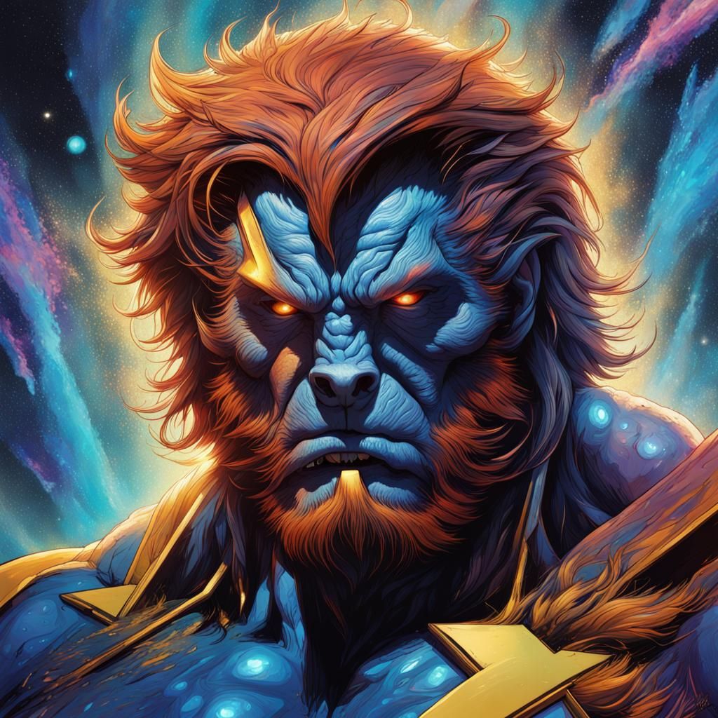 X-Men Beast: Epic Cinematic Digital Painting