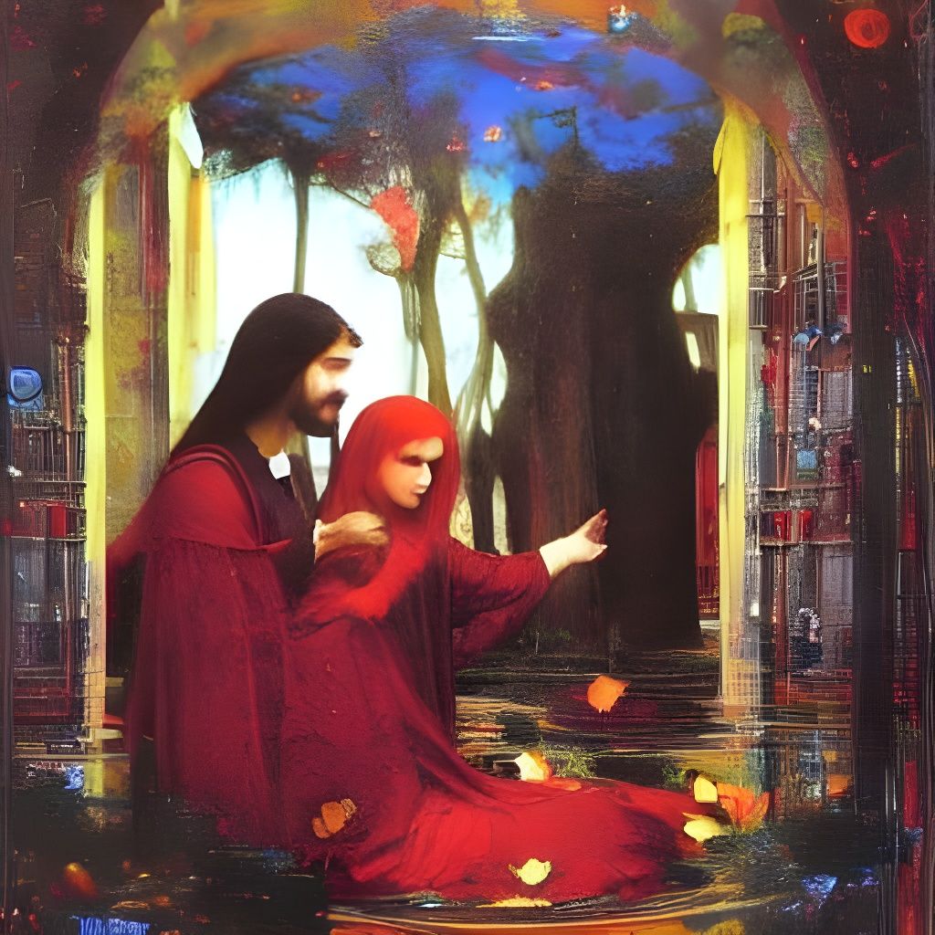 Jesus and Mary Magdalene