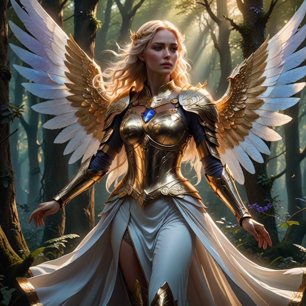 Goddess of Healing in Enchanted Forest