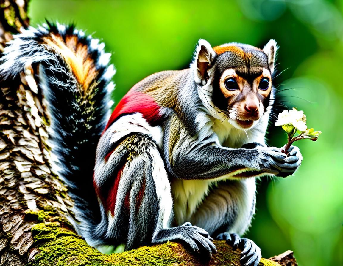 lemur monkey squirrel hybrid dslr photo