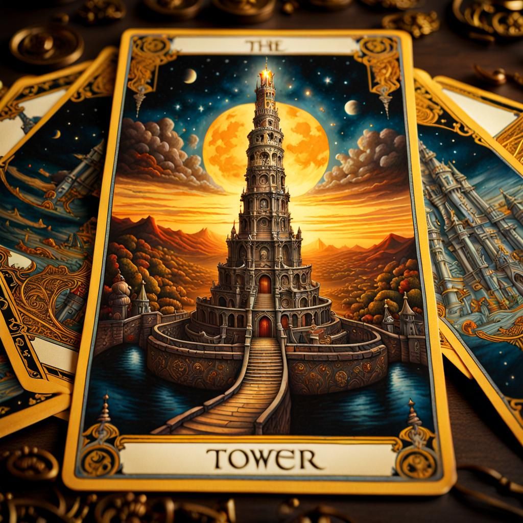 Tarot Cards - "The Tower"