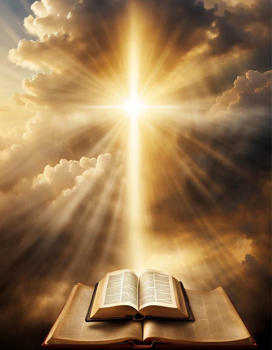 Illuminated Sacred Text Reveals Divine Light